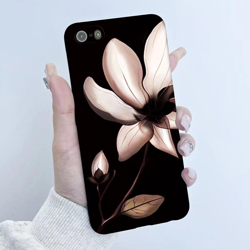 Для iPhone 5s 5 se 2016 Чехол для телефона Дизайн 'Девочка с цветами' Мягкий силикон ТПУ Задняя крышка для iPhone se 2016 5 S iPhone5s 4.0" Чехлы