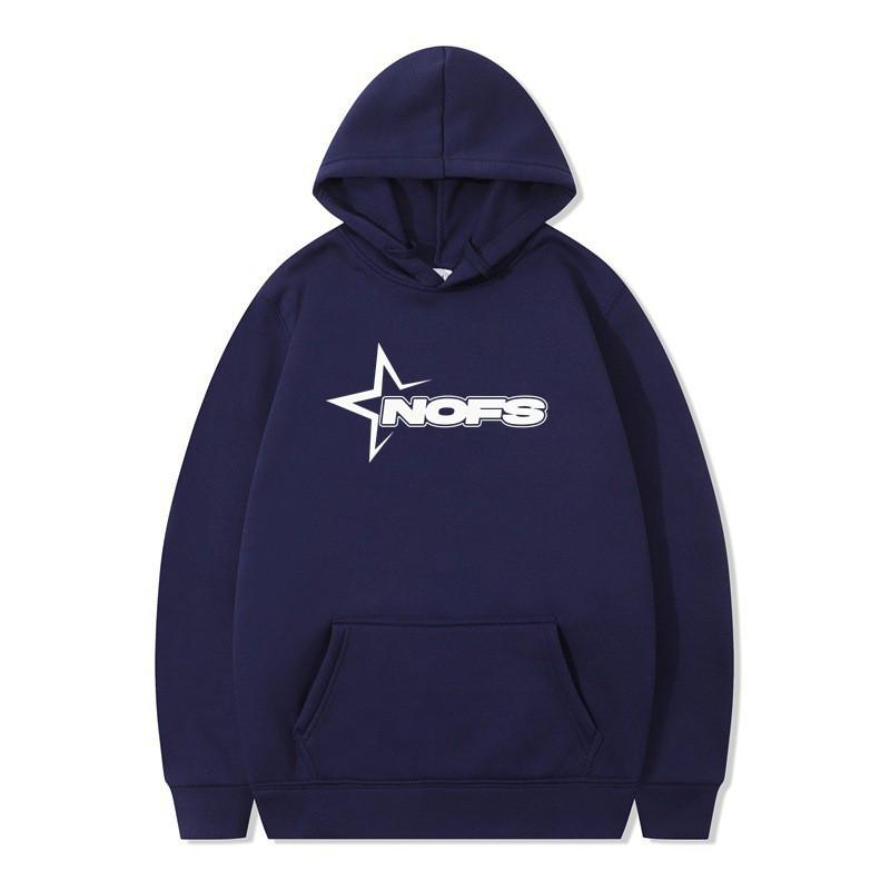 Oversized Letter Print Hoodie Men Women Hip Hop Streetwear Casual Pullover Sweatshirt