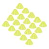20PCS Football Training Markers Multifunction PE Soccer Training Disc Cone Set for Kids Novice
