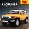 LICENSED 1:24 Toyota cruiser FJ  Colooze cross country Off Road vehicle alloy model SUV simulated sound light Kid Birthday Gift