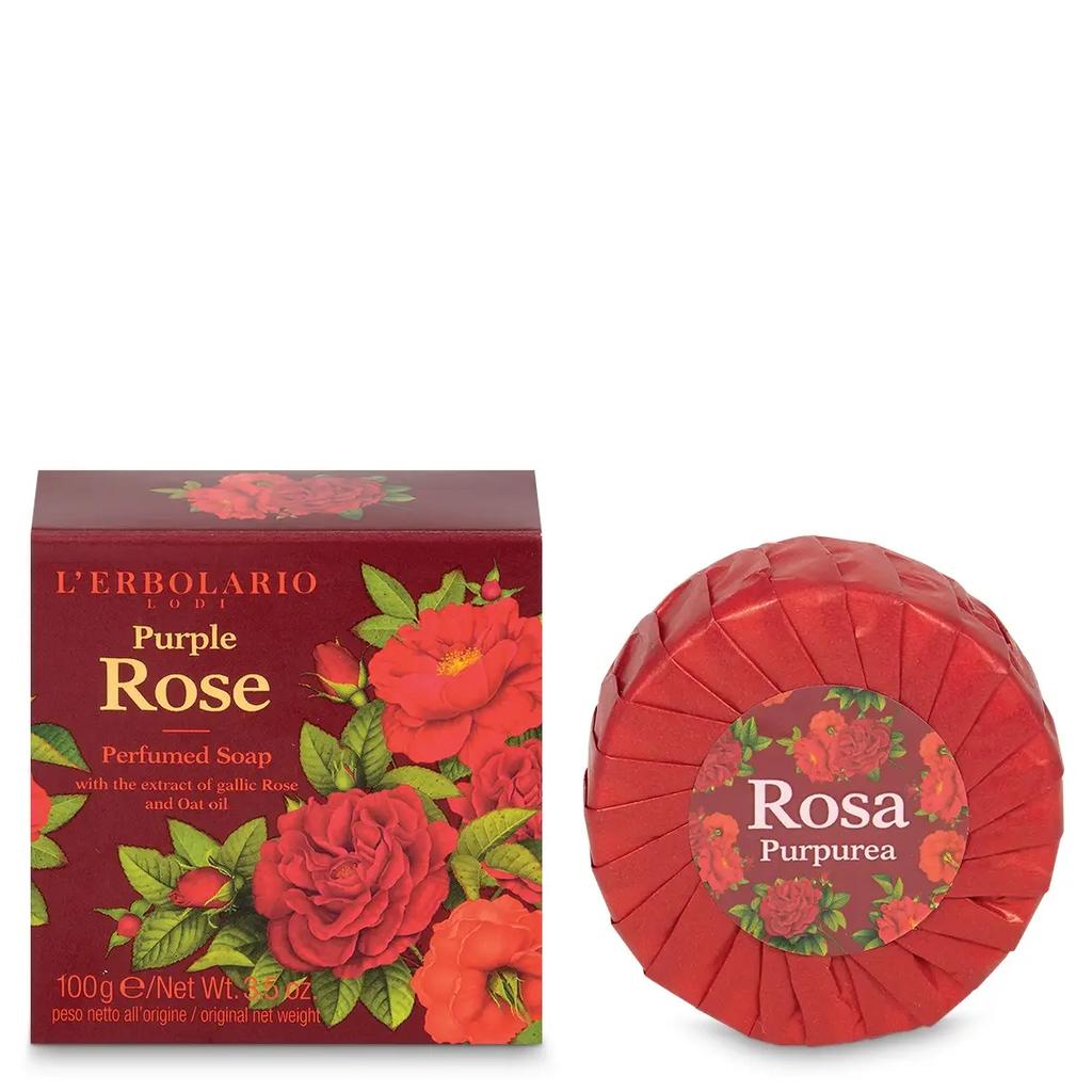 Scented Soap Purple Rose L'ERBOLARIO 100 G