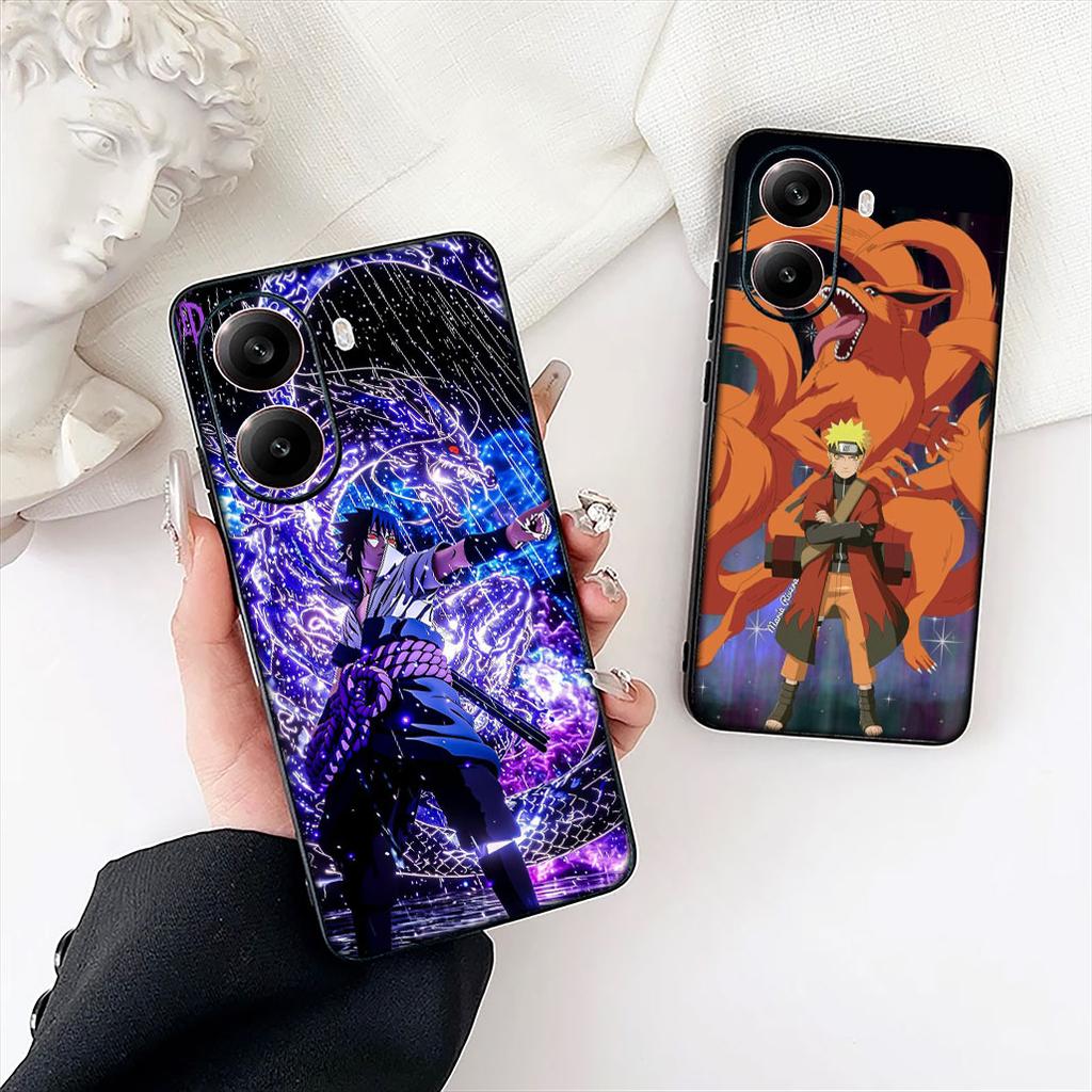 Wallpaper Narutos Uchiha Sasuke Phone Cover for Xiaomi Redmi Note 13 14 ProPlus Pro Plus 14C A4 13C Pro+ Note14 Coque Case