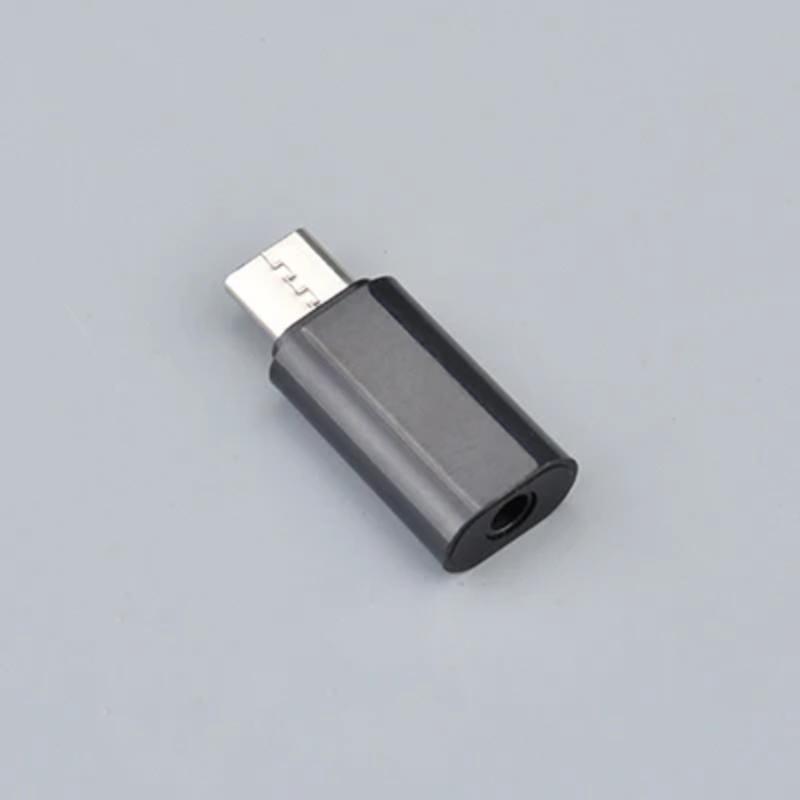 Адаптер USB Type C - 3,5 мм Aux Connetor Type-C 3,5 Jack Audio Cable для проводных наушников Xiaomi Huawei Honor HIFI OTG Connetor