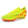 Professional FG Men's Football Shoes Original Yellow Futsal Soccer Shoes Men High Quality Outdoor Non-slip Soccer Sneakers Man