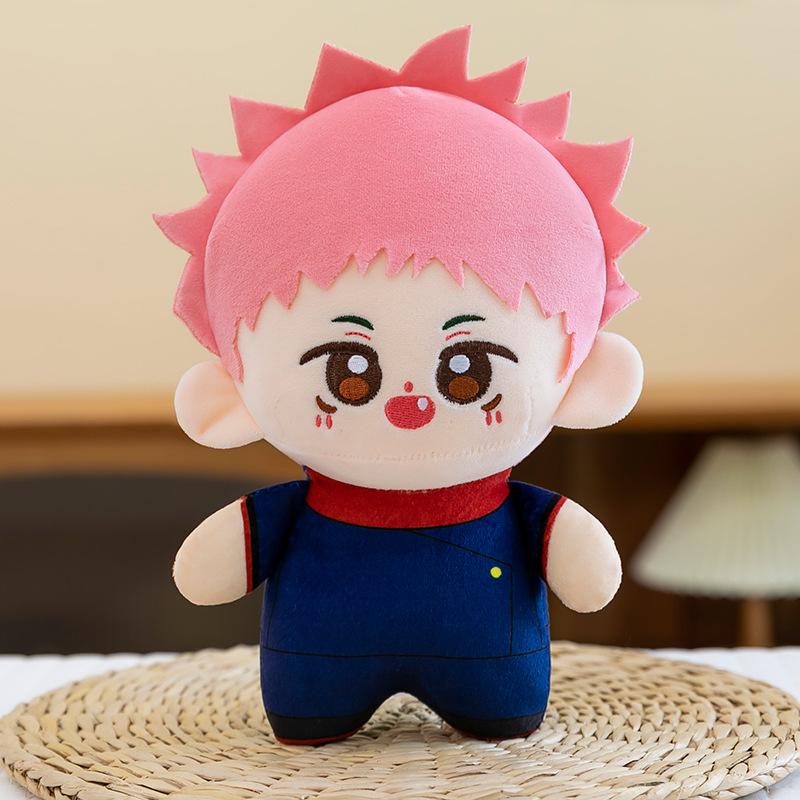 21 см Плюшевая кукла Jujutsu Kaisen Мультяшный Итадори Сатору Нанами Мягкая игрушка Аниме Периферия Декор для спальни Стола Подарки для девочки Мальчика