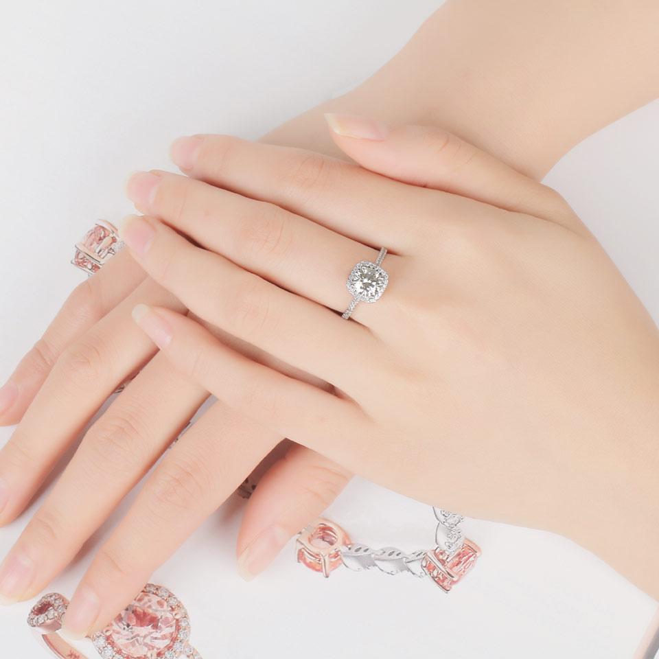 Женское кольцо UMCHO, с кубическим цирконом