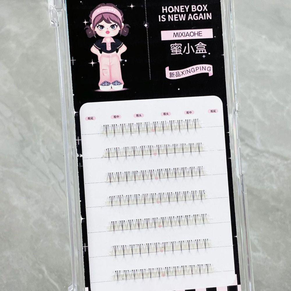 Прозрачные широкие самоклеящиеся нижние ресницы натуральные ресницы для наращивания ресниц