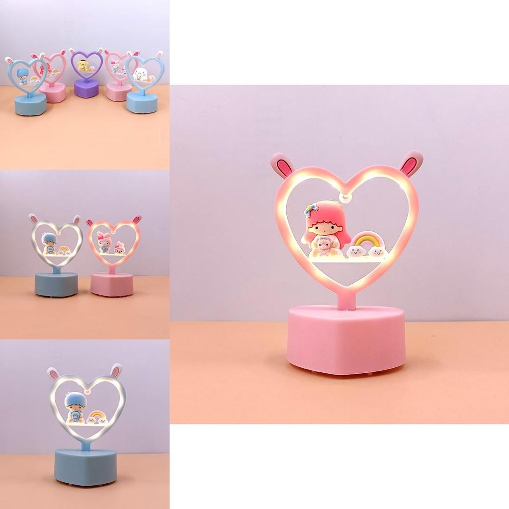 Милый DIY Зайчьи Уши Мультяшный Светодиодный Ночник Игрушка Для Детей Креативный И Романтичный Подарок на День Рождения