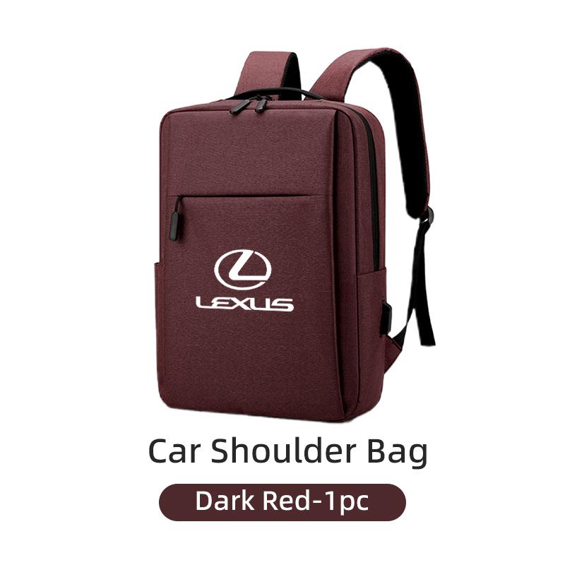 cqrjdx1 Car Men's Shoulder Bag Laptop Pouch Business Backpack Accessories For Lexus UX250h RX450h CT200h RX400h NX300h RX350 RX300 GX47