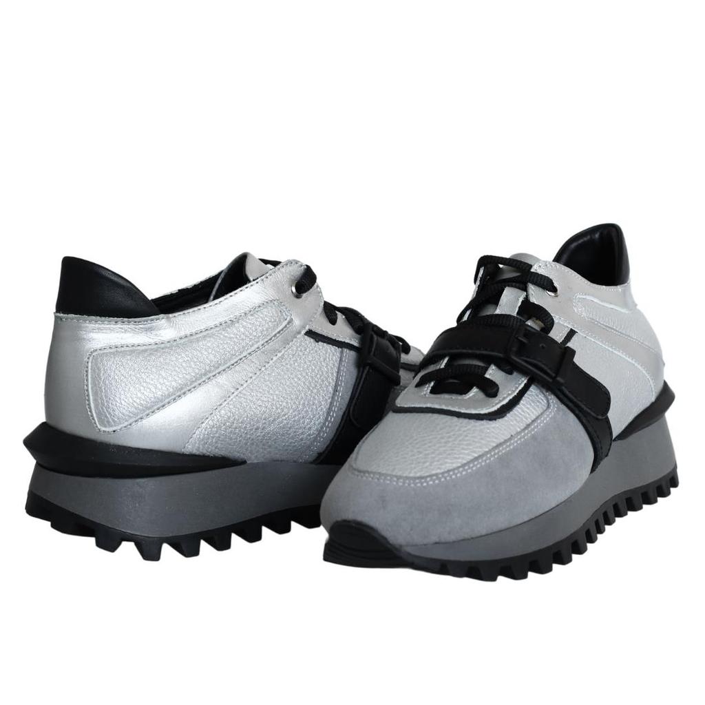 Повседневное использование спортивной подошвы из натуральной кожи особого дизайна женской обуви