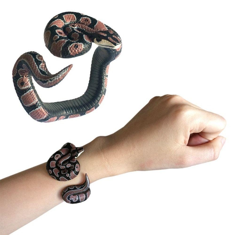 Boys Girls Funny Fun Prank Animal Model Python Snake Tricky Simulation Animal Model Simulation Snake Gift For Friends