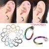 4Pcs Fashion 2021 Fake Nose Ear Studs Ring Non Piercing Nose Septum/Ear Cartilage Ring Hoop(only 13mm)