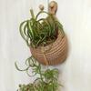 Jute Eco Teardrop Hanging Basket Hanging Wall Vegetable Fruit Baskets