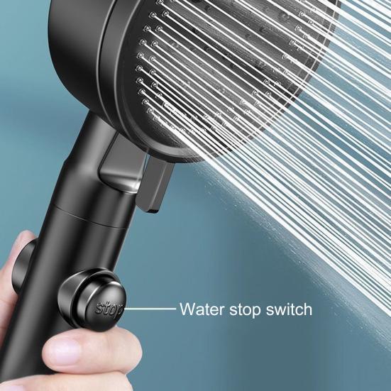 Душевая головка высокого давления с ручным управлением, 8 режимами распыления, функция верхнего распыления