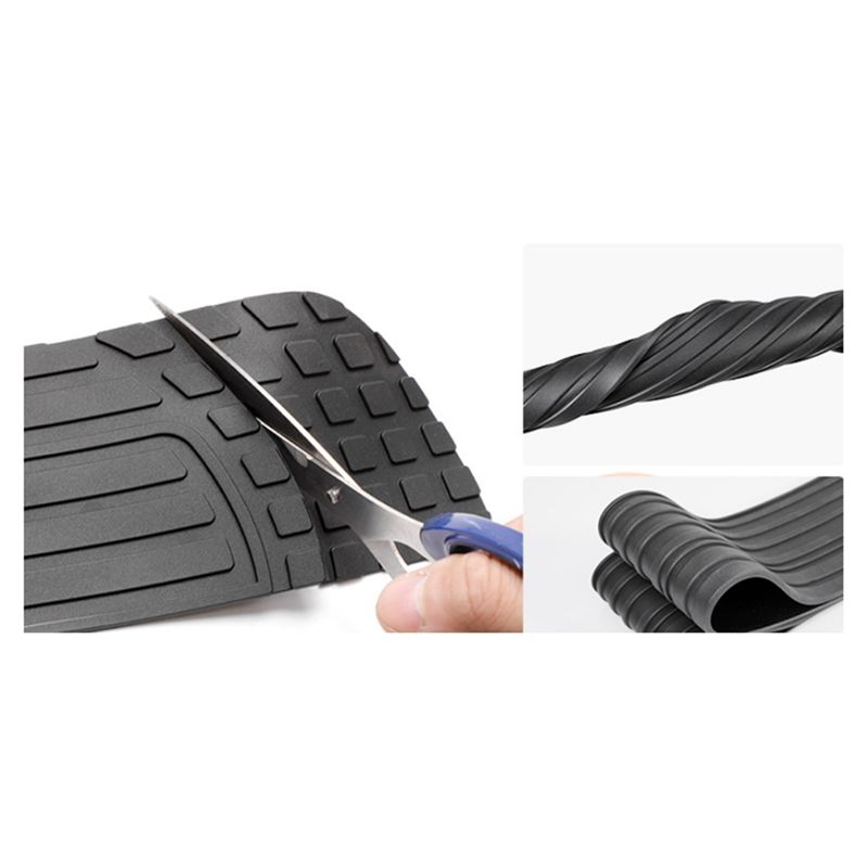 Car Trunk Anti-Kicked Scratch Protector Strip Stylings Accessories Rear Guard Plate Trim Sticker