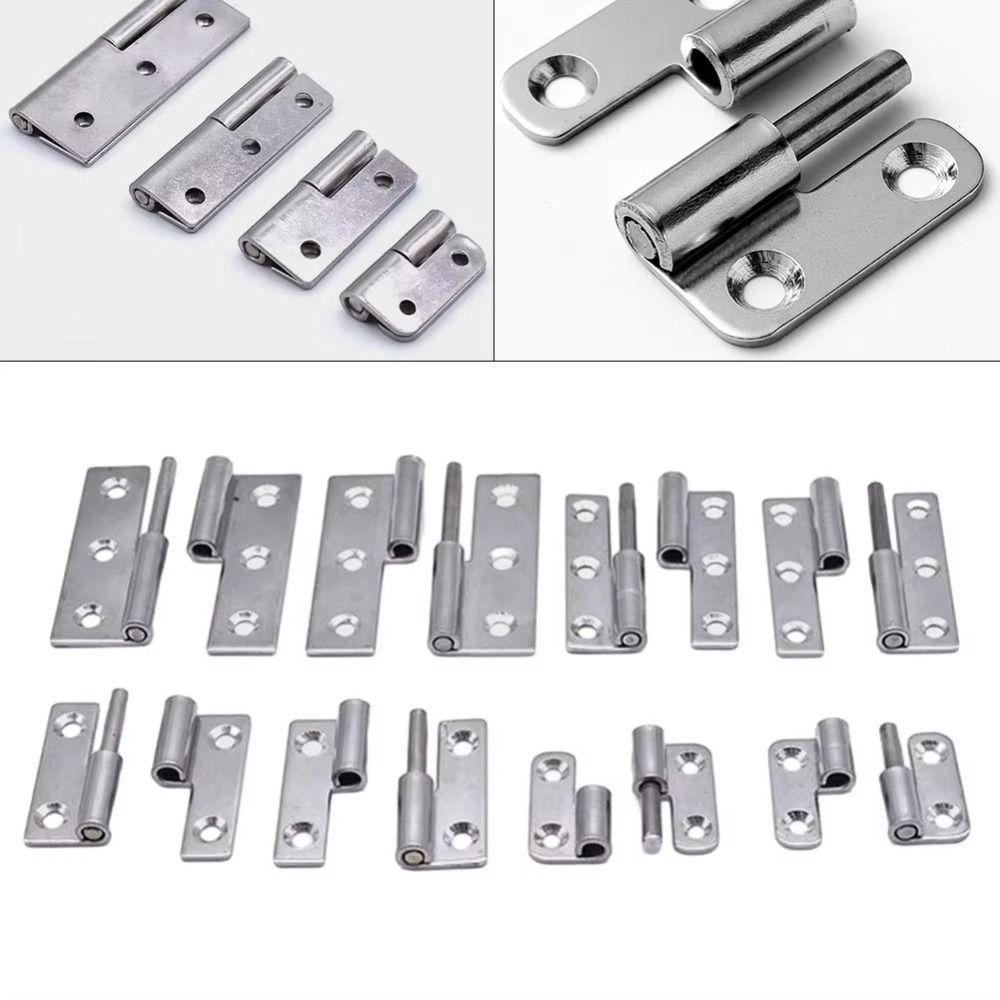 1Pcs 304 Stainless Steel Removable Hinge Door Hinges Window Door Cabinet Cupboard
