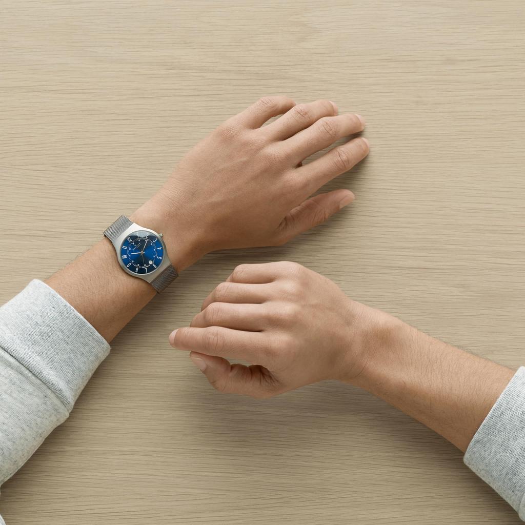 Watch 233XLTTN Genuine Imported Product Gray [Skagen] Men's