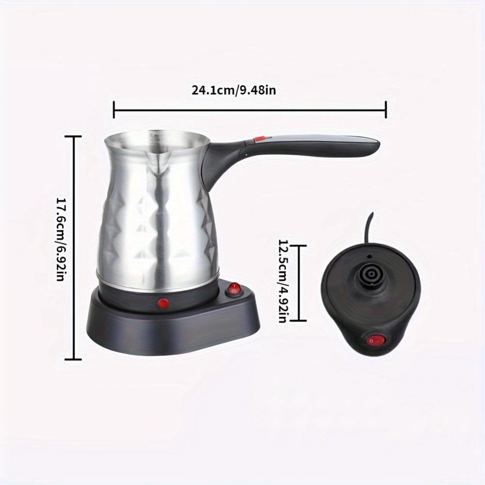 Foldable Handle Electric Turkish Coffee Maker Stainless Steel Turkish Coffee Machine Office