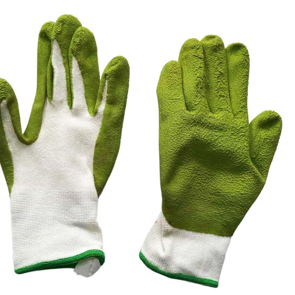 Multicolor Protective Mittens Embossing Horticulture Gloves Tool Work Gloves  Unisex