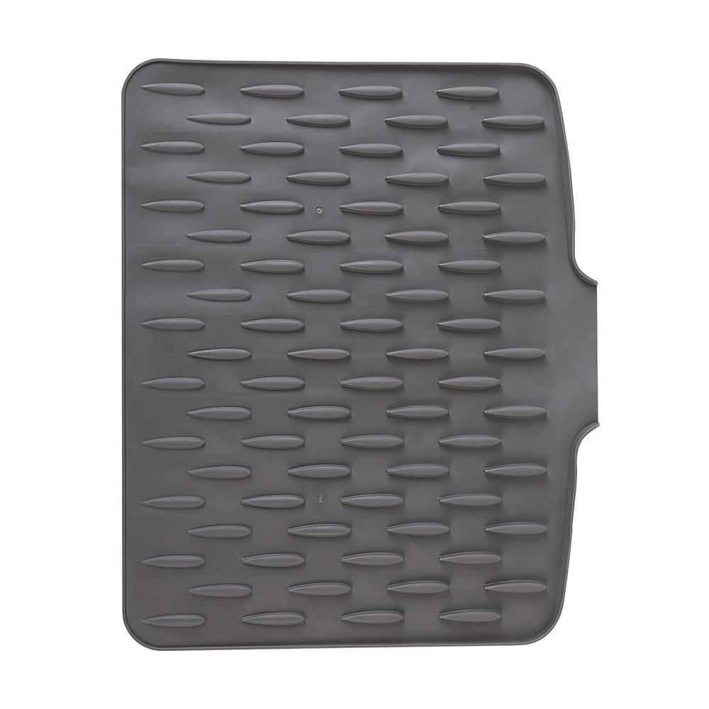 Силиконовый коврик для сушки: Универсальная кухонная сушилка и легко моющийся термостойкий коврик на столешницу