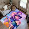K-pop Demon Hunters Floor Mat Suitable for Bedrooms Living Rooms Hallway Dormitory Antislip Carpet Anime Office Decor