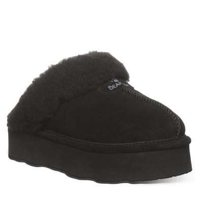 BEARPAW Retro Loki Разноцветные Тапочки Обувь Удобные и Размер см Женские Женские Женские Легкие, Черный/Черный, 23.0