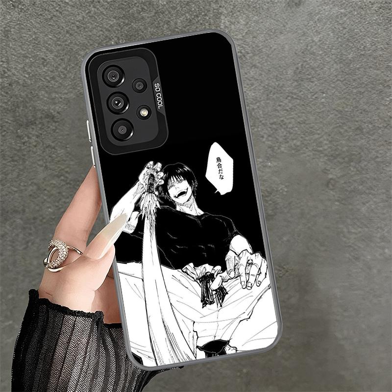 Аниме Фушигуро Тодзи JUJUSU Мягкий чехол для телефона для Samsung A17 A16 A15 A14 A13 A57 A56 A55 A54 A53 A37 A36 A35 A34 A33 A26 A25 A24