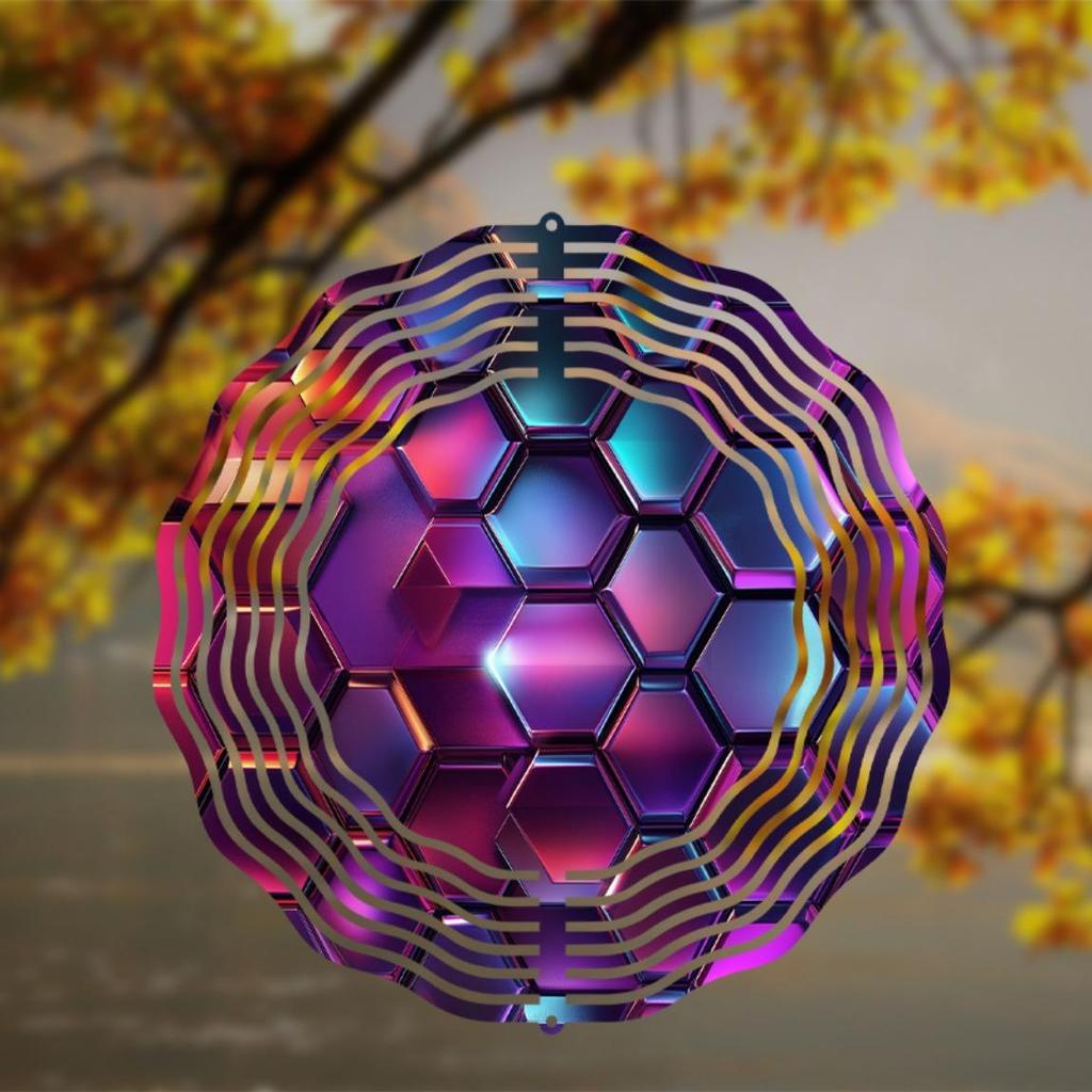 10 Inch Outdoor Wind Chime for Garden Balcony Decor Rotating Hook Elegant Design Perfect Gift for Spring Summer