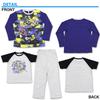 Splatoon 3 Boys Glowing 2TOP Пижама с длинными рукавами, верх и низ, комплект 562 [Bandai]