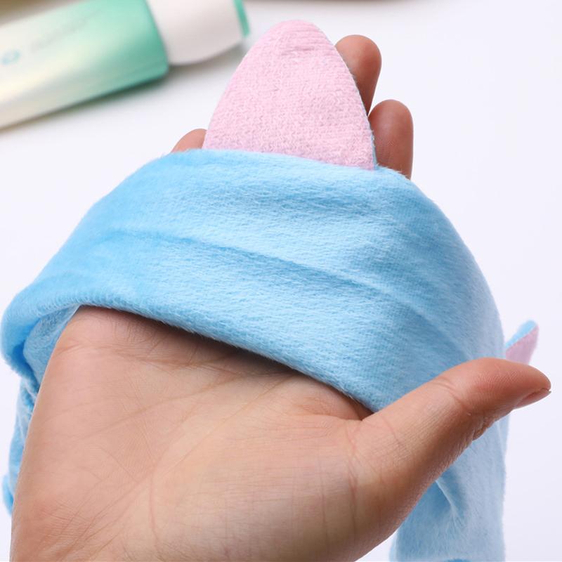 Повязка на голову с надписью Wash Face Soft Теплая повязка на голову с бантом для макияжа Уши животных для девочек Эластичная