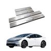 Новый Prius 60 серии Совместимый Специально разработанная защита бокового порога Наружная накладка от царапин Пользовательские аксессуары Нержавеющая сталь Декоративная накладка Предотвращает царапины и