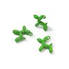 Spray painted balloon dog alloy pendant