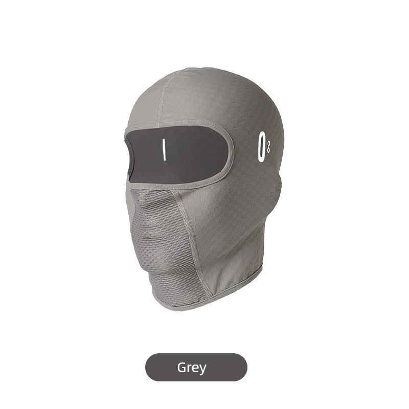 Summer Motorcycle Helmet Liner Cap Outdoor Sports Cover Full Face Mask Quick-Drying Cycling Mask Ice Silk Sun-Proof Headgear