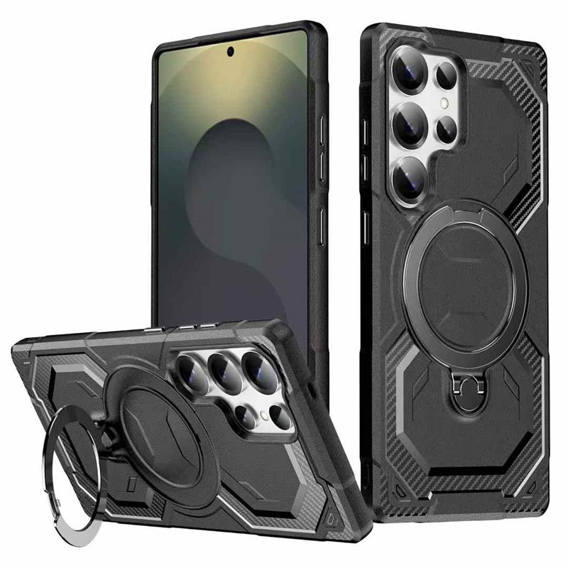 Для Samsung Galaxy S25 24 23 22 21 Ultra Plus FE чехол противоударный бронированный автомобильный магнитный чехол Galaxy A06 A13 A14 A15 A16 A25 A35 A55 силиконовый чехол