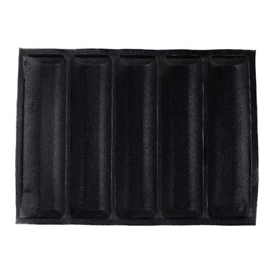 Силиконовая форма для французского хлеба с антипригарным покрытием, противень для выпечки, 5 форм для багета, подложки для выпечки, перфорированный коврик для противня