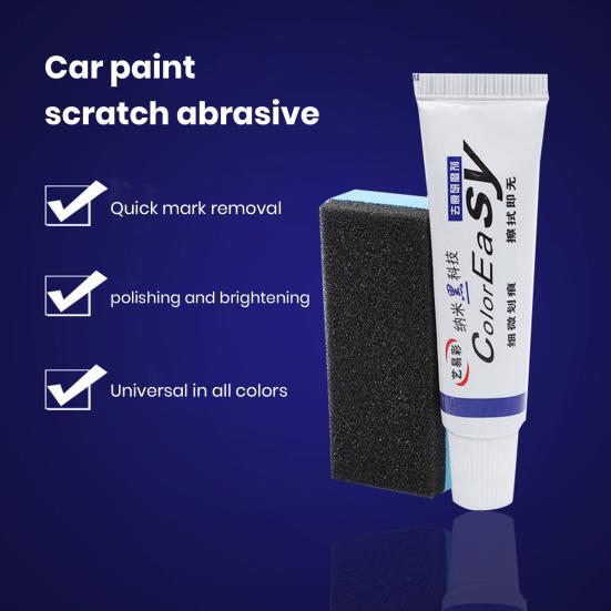 Car Scratch Remover Sponge Kit with Scratch Auto Easy Repair Agent To Use