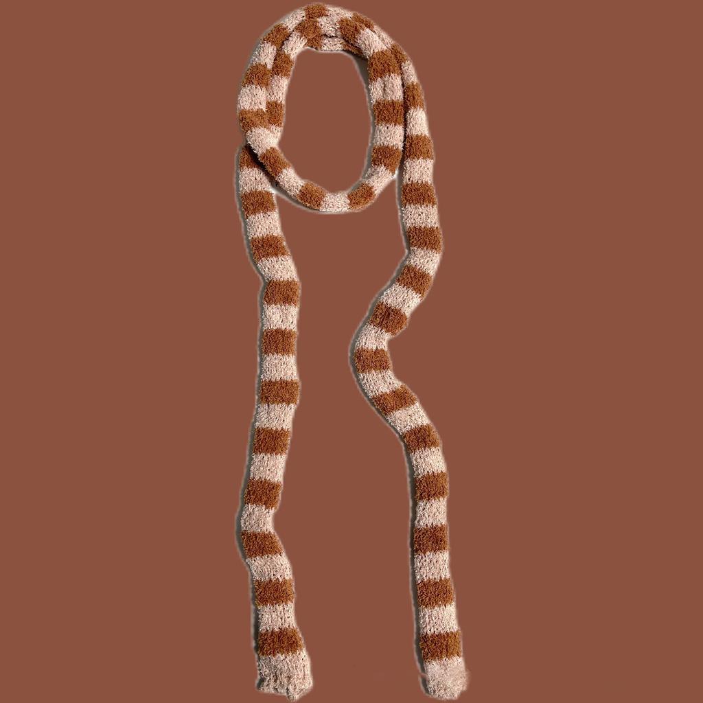 Strip Scarf for Women Long Skinny Belt Necktie Neck Scarf Y2K Girls Photo Props Long Neckerchief Skinny Scarf Necktie