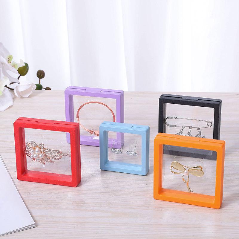 Пластиковая коробка для хранения украшений и аксессуаров: Браслет, Кольцо, Накладные ногти, Органайзер для мелких предметов