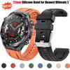 Универсальный 22мм спортивный силиконовый ремешок для Huawei Watch Ultimate 2, ремешок для Huawei Watch 5 4/GT 5Pro GT6 Pro 46мм/Ultimate