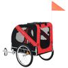 Dog Bike Trailer Red and Black