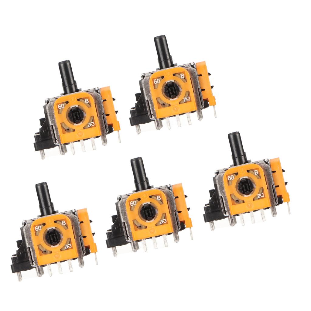 5Pcs Analog 3D Joysticks for PS5 Controller 3D Analog Joystick Replacement Part Repair Kit