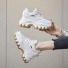 Thick Sole Heightening 8CM Outdoor Casual Women's New Fashion Sports Shoes Autumn All-match Hiking Casual Shoes Size 34-39
