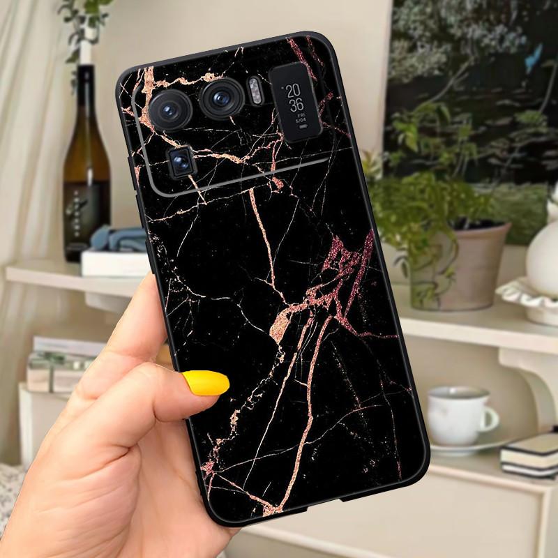 For Xiaomi Mi 11 Ultra Case Mi 11 Lite Pro Shockproof Marble Bumper Silicone Soft Phone Back Cover For Xiaomi Mi 11 Ultra Case