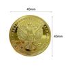 President Memorial Silver-Plated Gold-Plated Color-Printed Relief Metal Souvenir Badge Collectible Coin