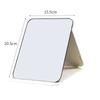 Folding Makeup Mirror High-quality Portable Desktop Makeup Mirror Single-side Creative Women Solid Color Standing Makeup Mirror