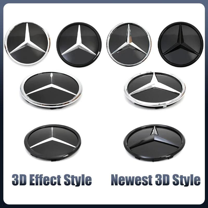 1 шт. Эмблемы-звезды на переднюю решетку для Mercedes Benz W176 W205A B C E S R SL ML GL GLA GLK-Class