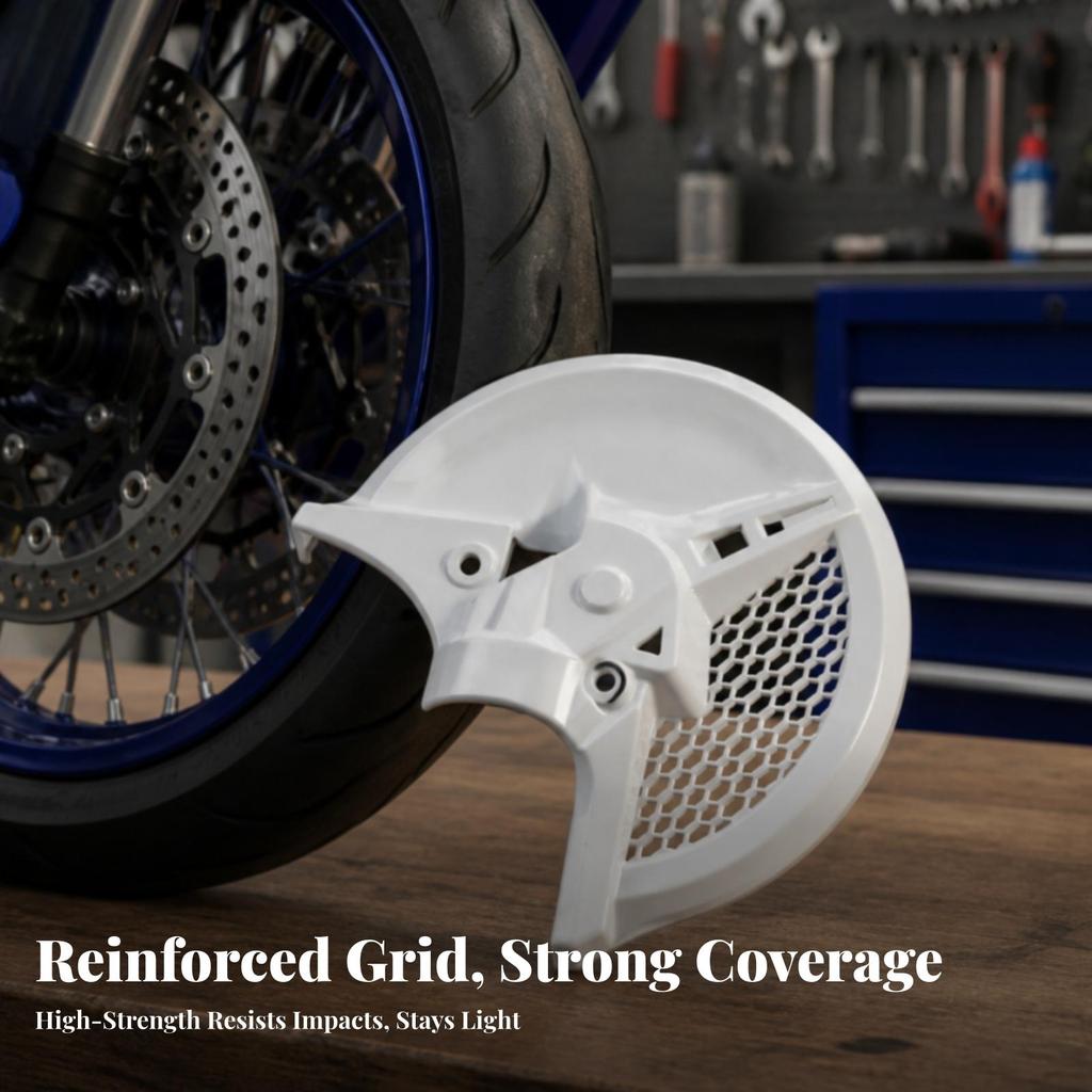 Brake Disc Cover Impact-Resistant Front Rotor Guard Lightweight for Trail Riding