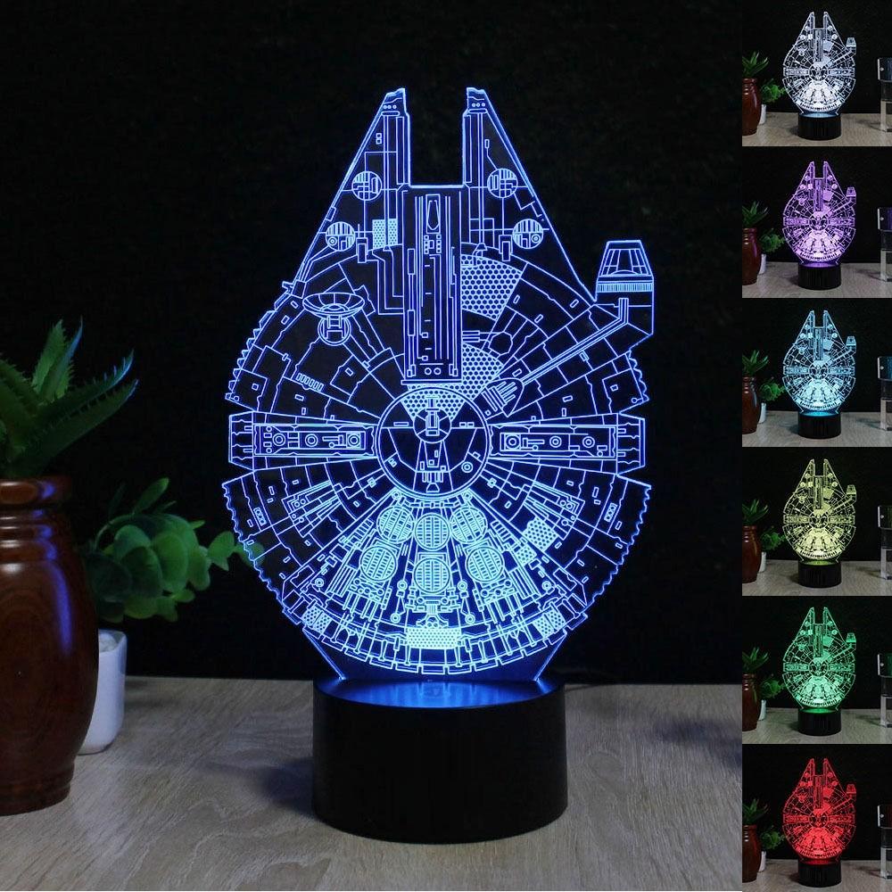 Star Wars Mini 3d Night Lamp For Kids Room And Collectors