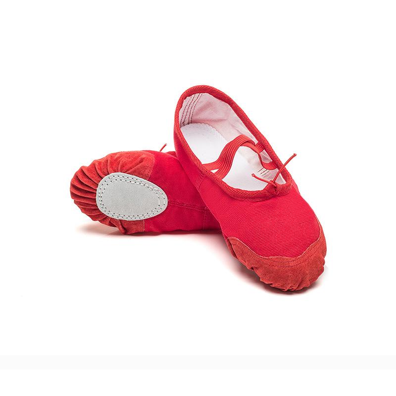 Детские балетки с мягкой подошвой для взрослых, танцевальные туфли для женщин, обувь для занятий йогой