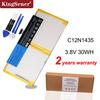 KINGSENER Новая батарея для ноутбука C12N1435 для ASUS T100HA T100HA-FU006T 10,1-дюймового планшета-трансформера с сенсорным экраном 3,8 В 30 Втч